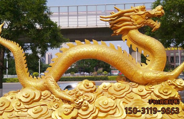 鎏金铜雕龙景观博鱼网页版