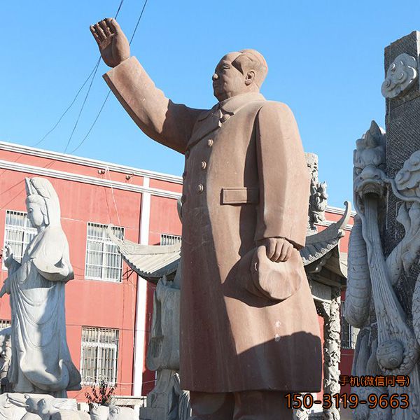 红色的毛主席雕像博鱼网页版
