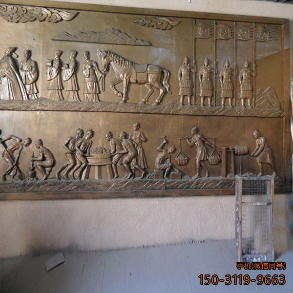 公园广场古代人物仿铜浮雕壁画博鱼网页版