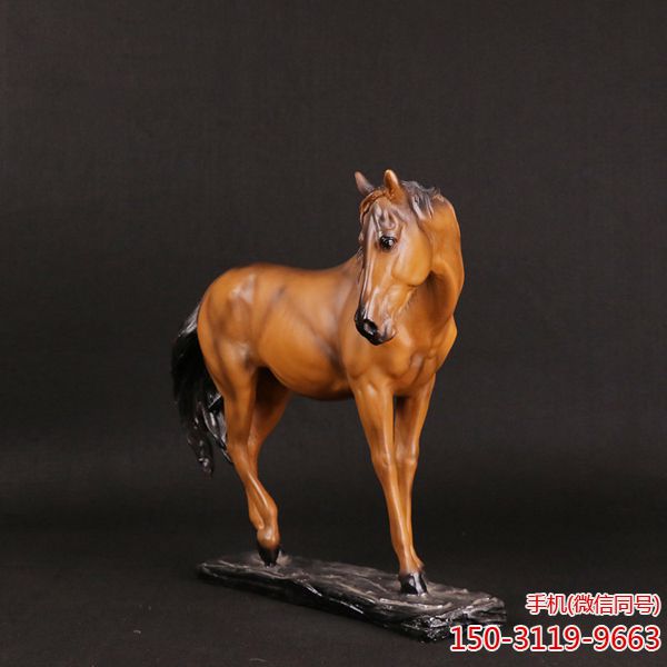 动物博鱼网页版马_纯铜铸造博鱼网页版摆件