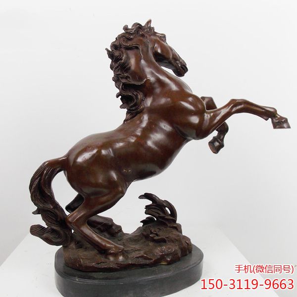铜马博鱼网页版工艺品_铜雕铸铜动物摆件