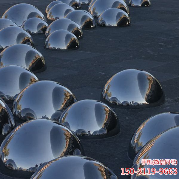 不锈钢球_户外广场镜面不锈钢半球