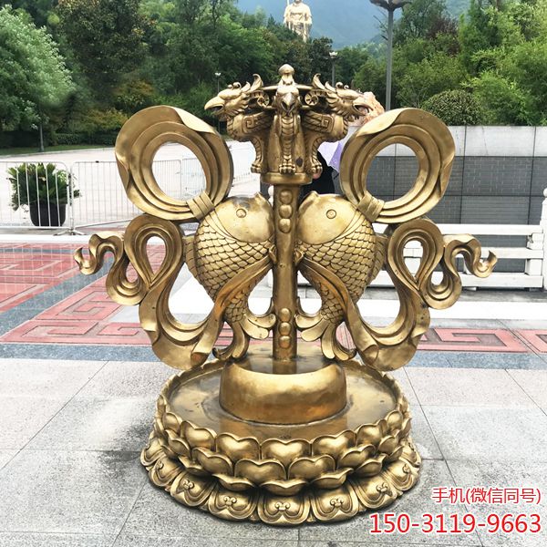 吉祥八宝铸铜博鱼网页版_藏传佛教八吉祥密宗法器 (1)