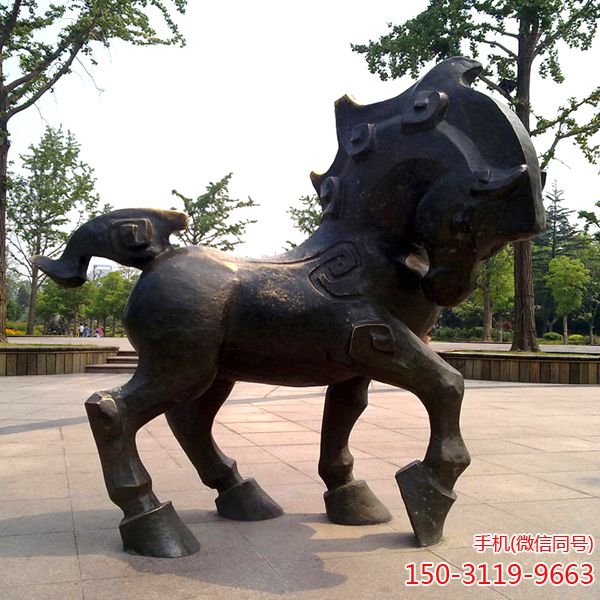 卡通小马儿铸铜博鱼网页版