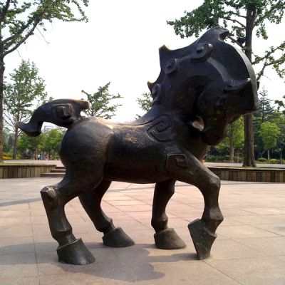 铜雕马在风水中的运用