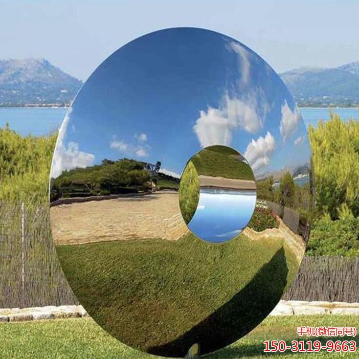 公园镜面不锈钢景观摆件博鱼网页版