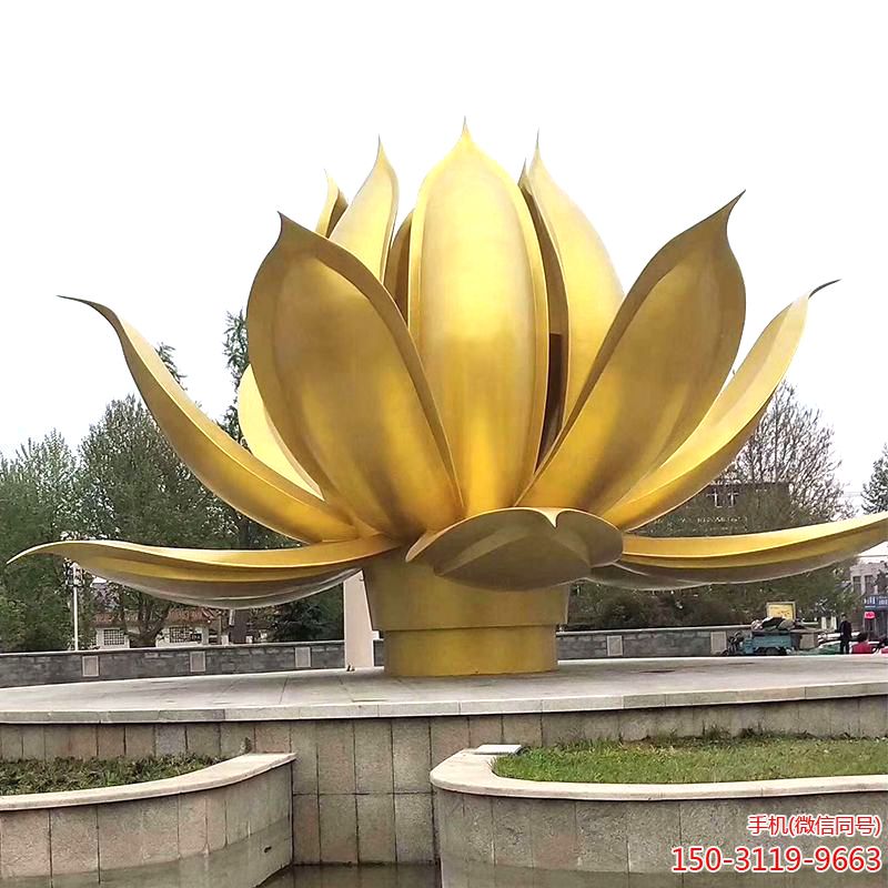 大型不锈钢莲花景观博鱼网页版