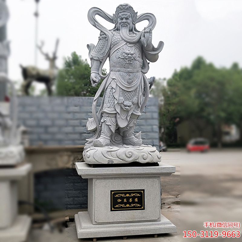 伽蓝菩萨青石雕像博鱼网页版