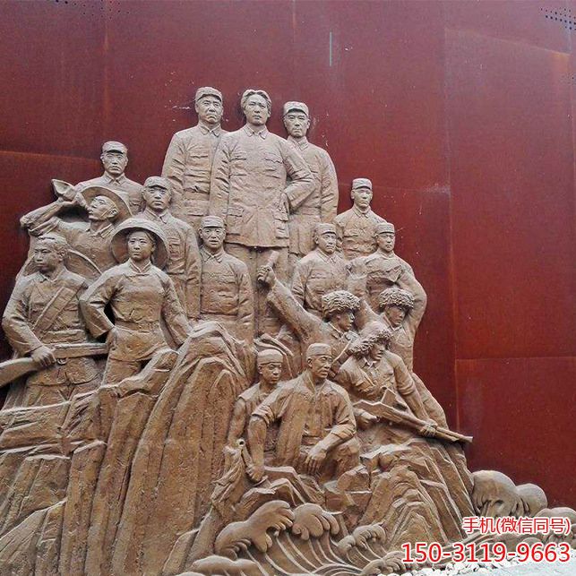 伟人铜浮雕景观博鱼网页版