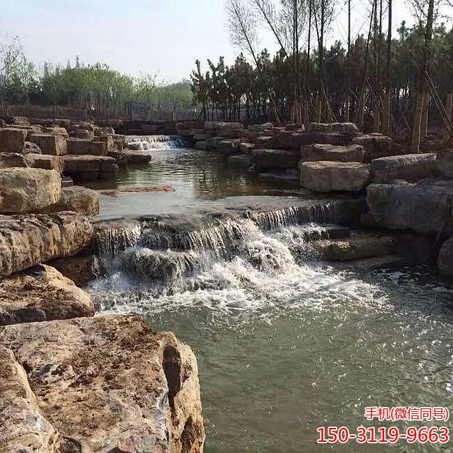 公园假山流水驳岸博鱼网页版