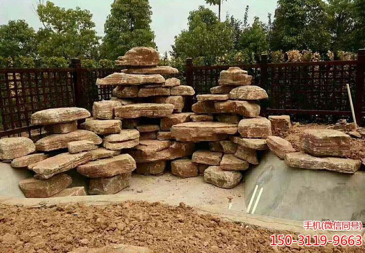 人造假山千层石假山博鱼网页版