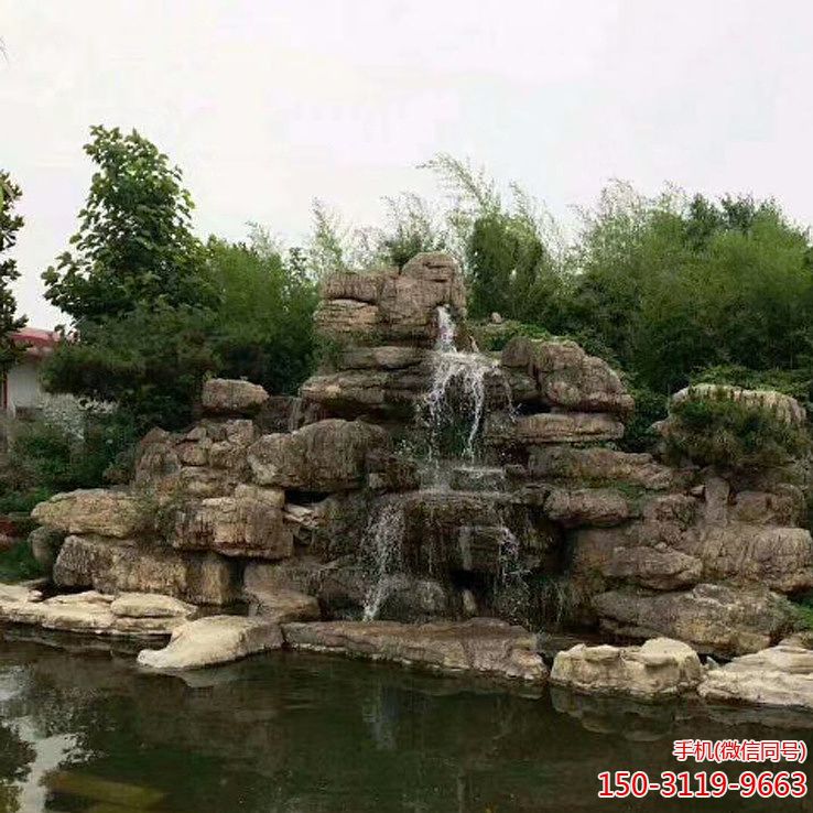 塑石假山鱼池博鱼网页版