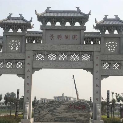 徽州农村石门楼石牌楼为什么是美丽乡村重要风景