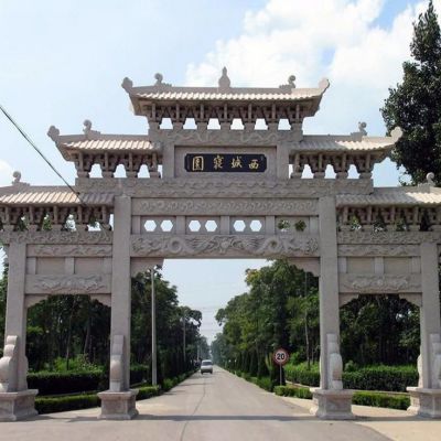 简单农村牌坊价格-现代简易门楼图片大全