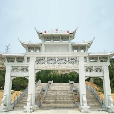 农村牌坊_好看的古村大门休闲山庄效果图