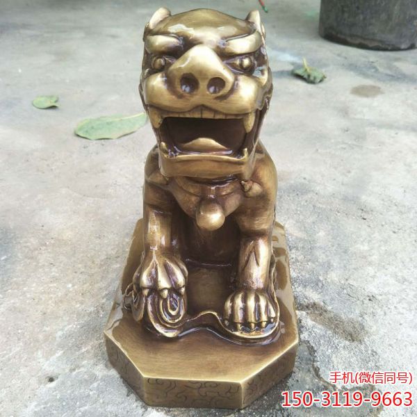铜雕狮子
