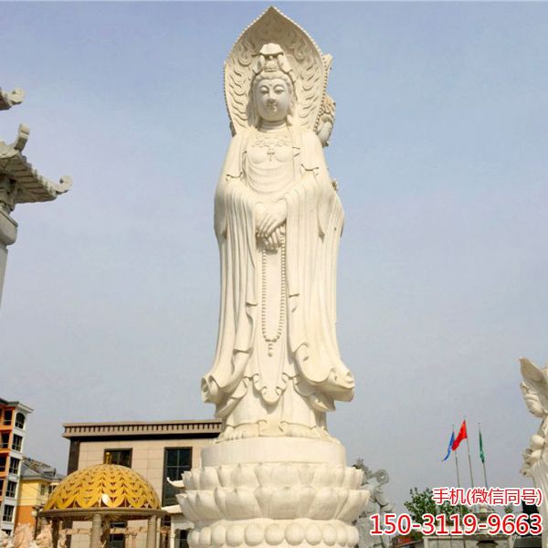 黄蜡石雕观音图片
