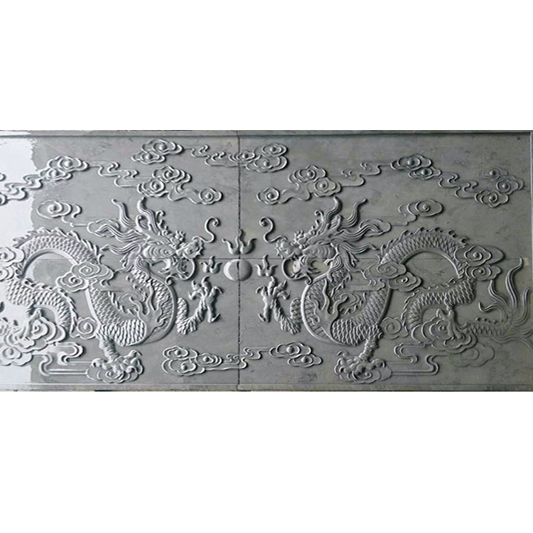 二龙戏珠浮雕壁画博鱼网页版