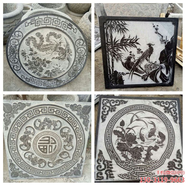 园林装饰青石浮雕构件博鱼网页版
