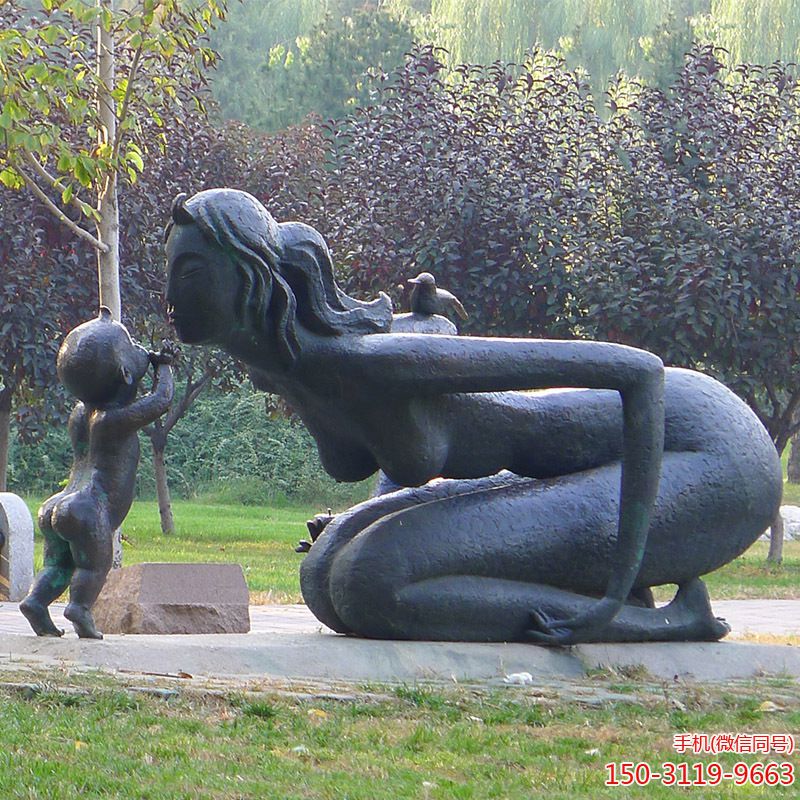 母子亲情景观铜雕博鱼网页版