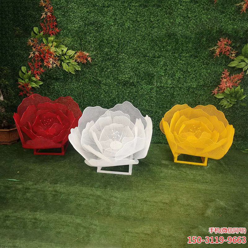 不锈钢网格立体花博鱼网页版