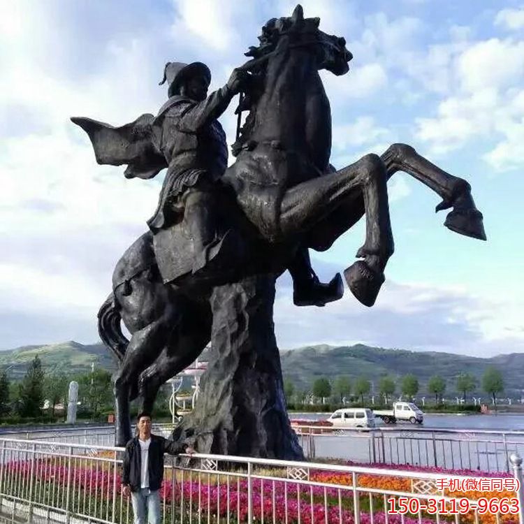 欧式骑马将军塑像博鱼网页版