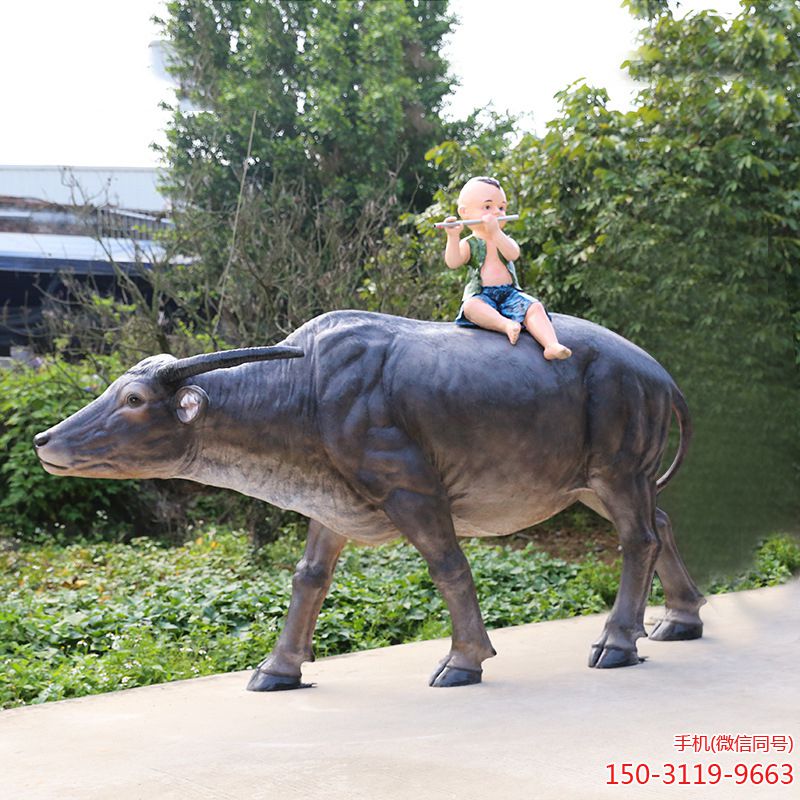 玻璃钢童子和水牛博鱼网页版