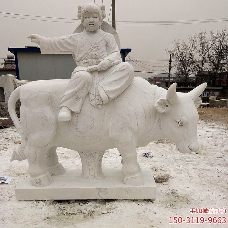 石雕牧童骑牛博鱼网页版