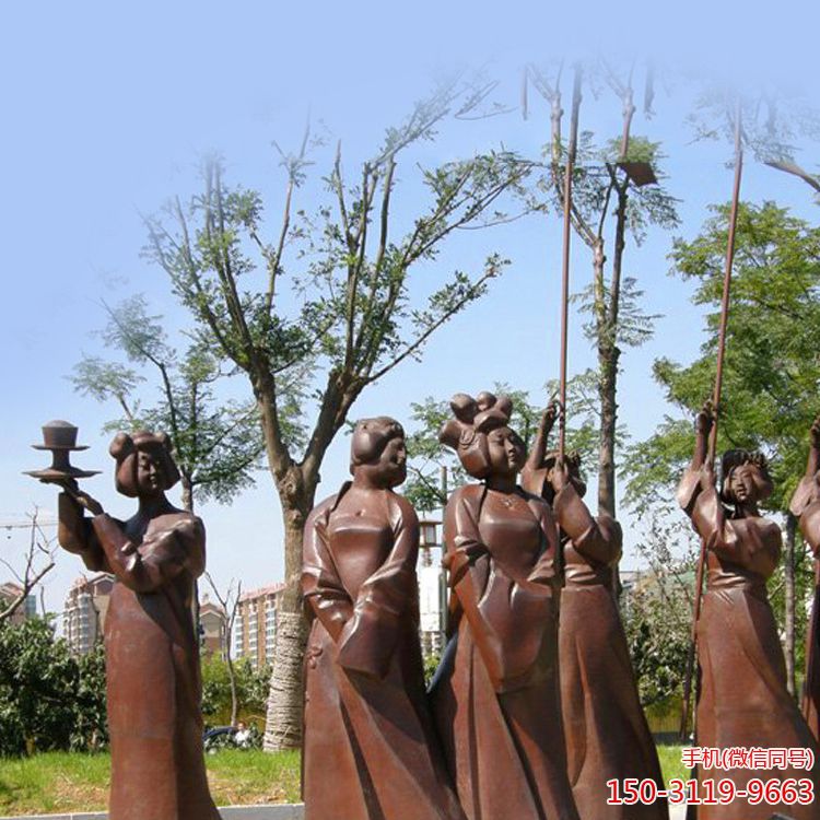 铜雕抽象仕女博鱼网页版