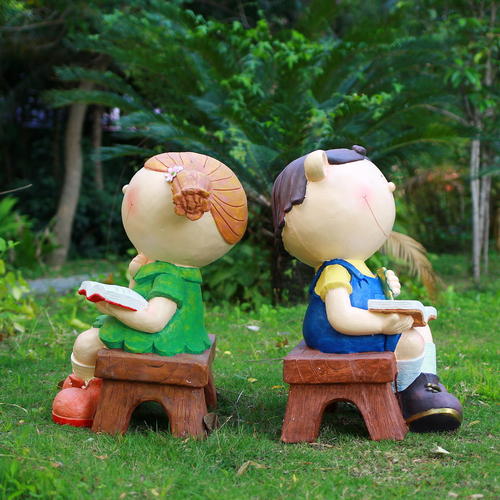 玻璃钢读书的小孩博鱼网页版