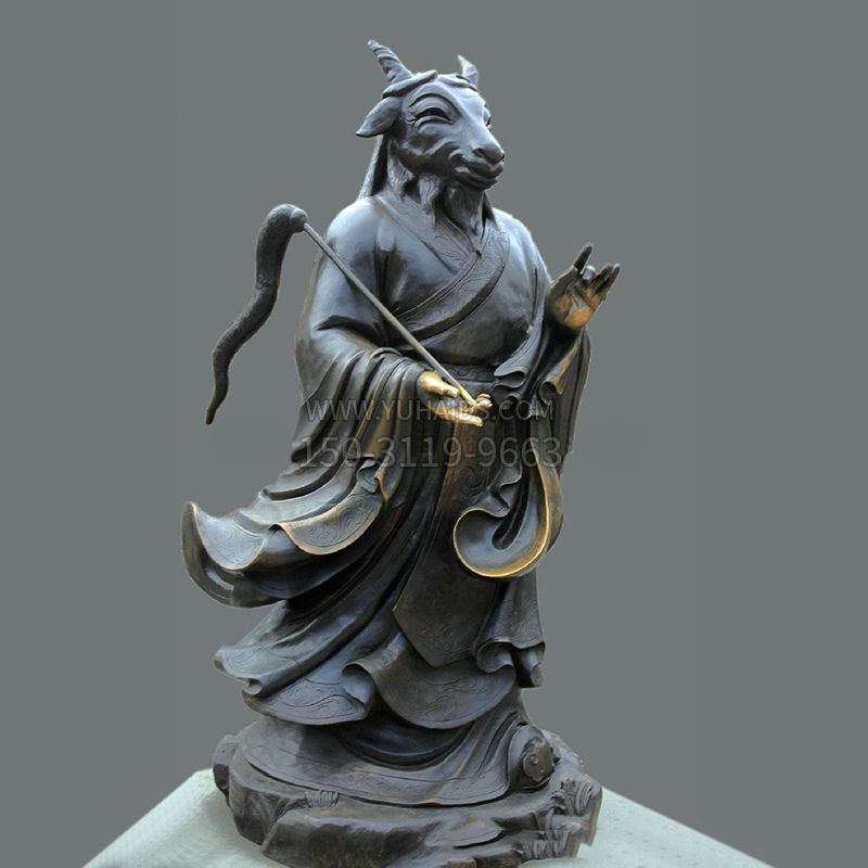 兽首人身12生肖铜雕像-未羊博鱼网页版