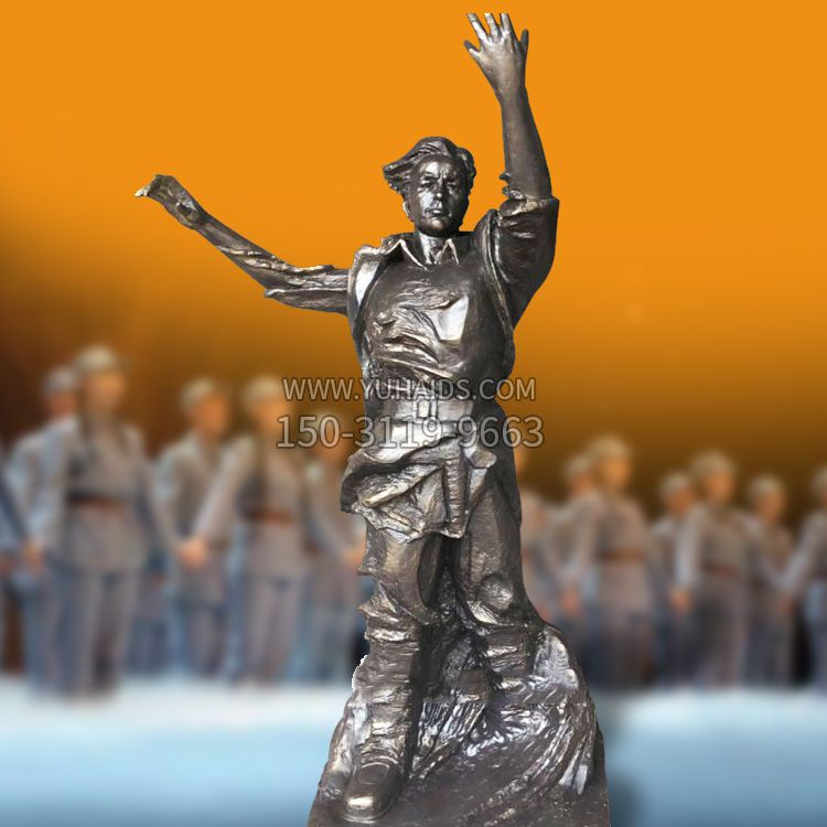 《黄河大合唱》创作者冼星海仿铜雕像博鱼网页版