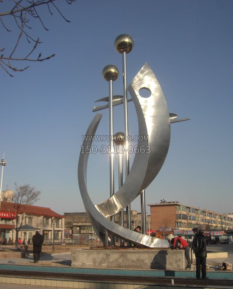 6米高不锈钢飞翔博鱼网页版