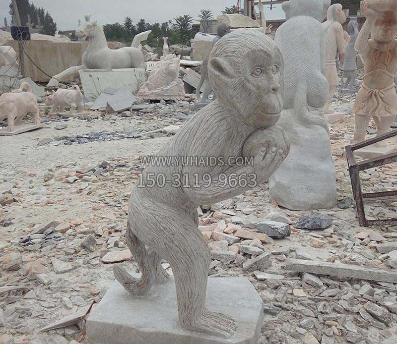 抱桃子的猴子大理石博鱼网页版