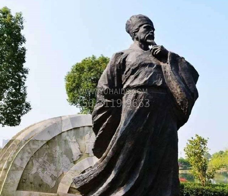 北宋思想家王安石铜雕博鱼网页版