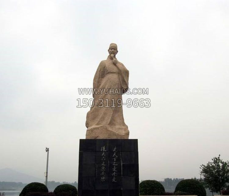 北宋政治家范仲淹石雕博鱼网页版