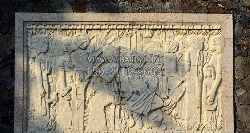 壁画抽象女人石浮雕博鱼网页版