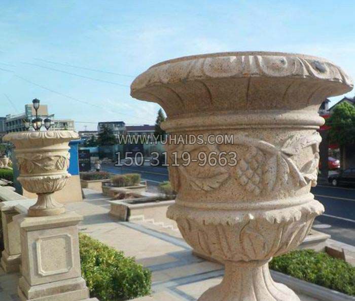 别墅景观欧式花钵石雕博鱼网页版