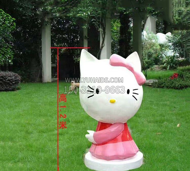 玻璃钢HelloKitty卡通动物博鱼网页版