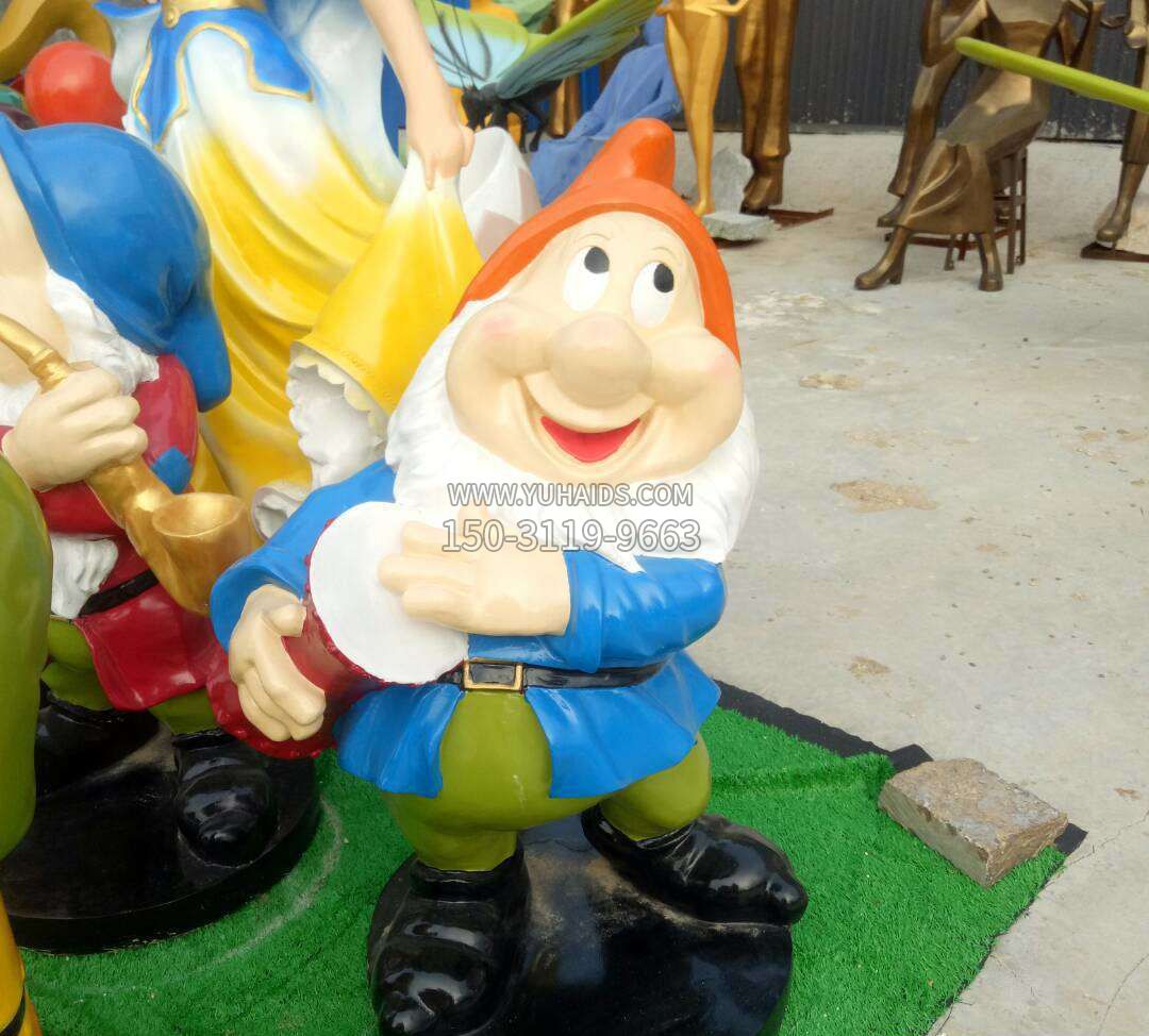 玻璃钢白雪公主和小矮人卡通博鱼网页版