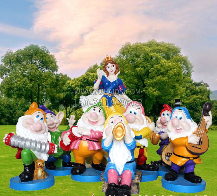 玻璃钢白雪公主与小矮人博鱼网页版