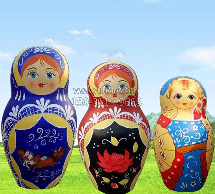 玻璃钢彩绘俄罗斯套娃博鱼网页版