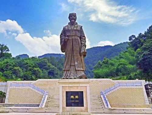 景区广场中国南宋哲学家中国古代名人朱熹铜雕景观塑像博鱼网页版