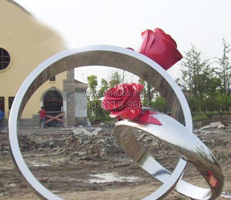 广场景观不锈钢戒指博鱼网页版