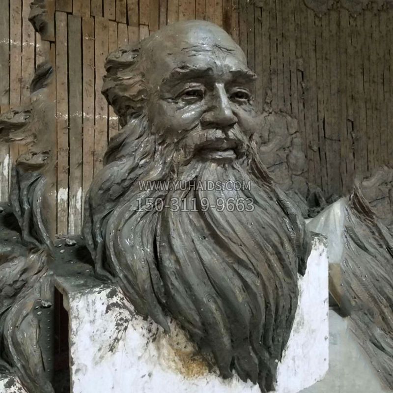 张大千头像博鱼网页版泥稿