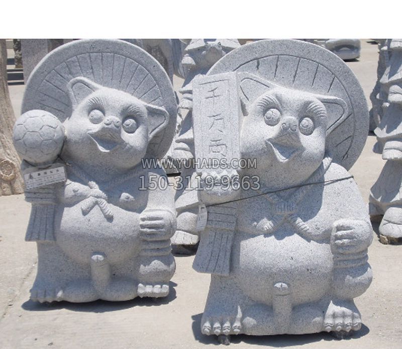 招财猫石雕博鱼网页版