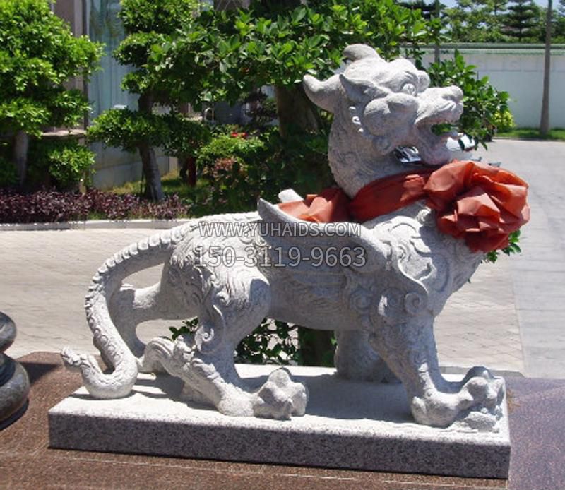 镇宅独角兽石雕博鱼网页版