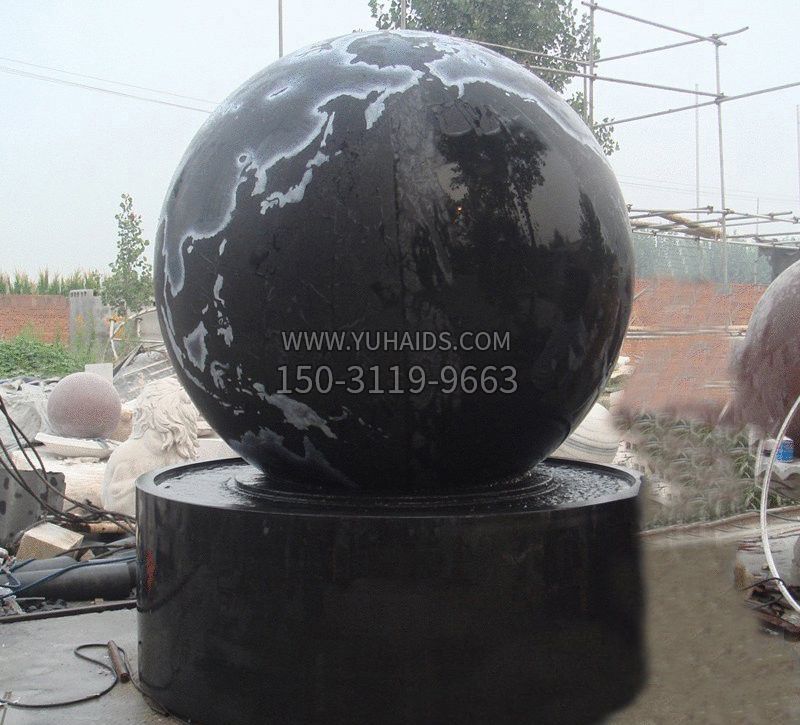 中国黑风水球石雕博鱼网页版