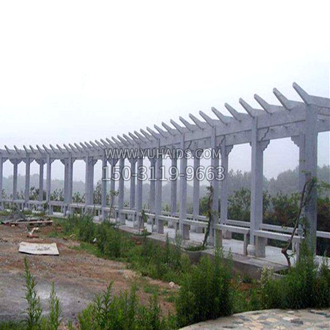 中式花架石雕长廊博鱼网页版