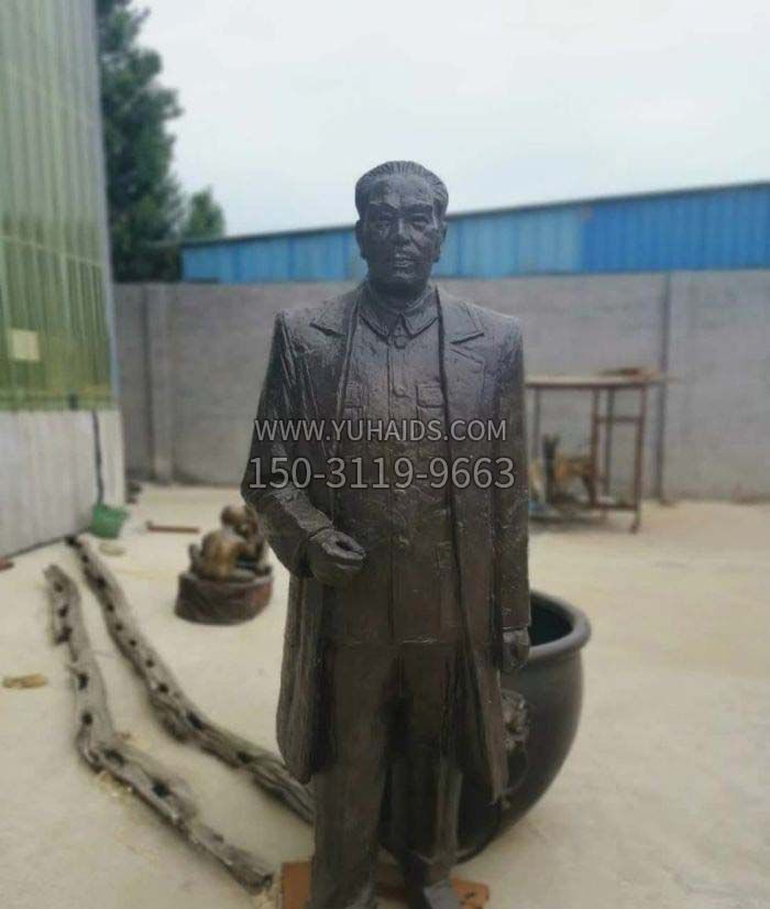 周恩来铜雕 (2)博鱼网页版